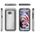 Galaxy S8 Waterproof Case, Ghostek Atomic 3 Series| Underwater | Shockproof | Dirt-proof | Snow-proof | Aluminum Frame | Ultra Fit | (Silver) (Color in image: Pink)
