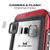 Galaxy S8 Waterproof Case, Ghostek Atomic 3 Series| Underwater | Shockproof | Dirt-proof | Snow-proof | Aluminum Frame | Ultra Fit | (Silver) (Color in image: Gold)