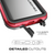Galaxy S8 Waterproof Case, Ghostek Atomic 3 Series| Underwater | Shockproof | Dirt-proof | Snow-proof | Aluminum Frame | Ultra Fit | Swimming | (Pink) (Color in image: Black)