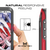 Galaxy S8 Waterproof Case, Ghostek Atomic 3 Series| Underwater | Shockproof | Dirt-proof | Snow-proof | Aluminum Frame | Ultra Fit | Swimming | (Red) (Color in image: Silver)