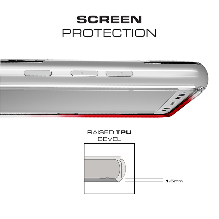 Galaxy Note 8 Case, Ghostek Cloak 3 Galaxy Note 8 Clear Transparent Bumper Case Note 8 2017 | SILVER 