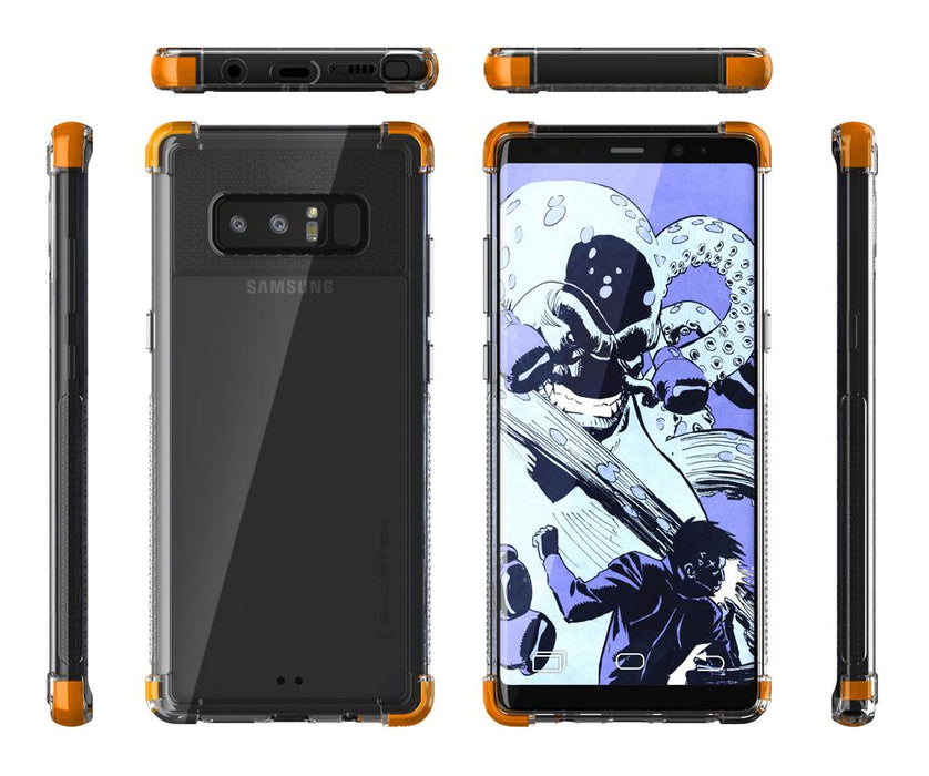 Galaxy Note 8 Case, Ghostek Covert 2 Series for Galaxy Note 8 Protective Case  [ORANGE] (Color in image: Black)