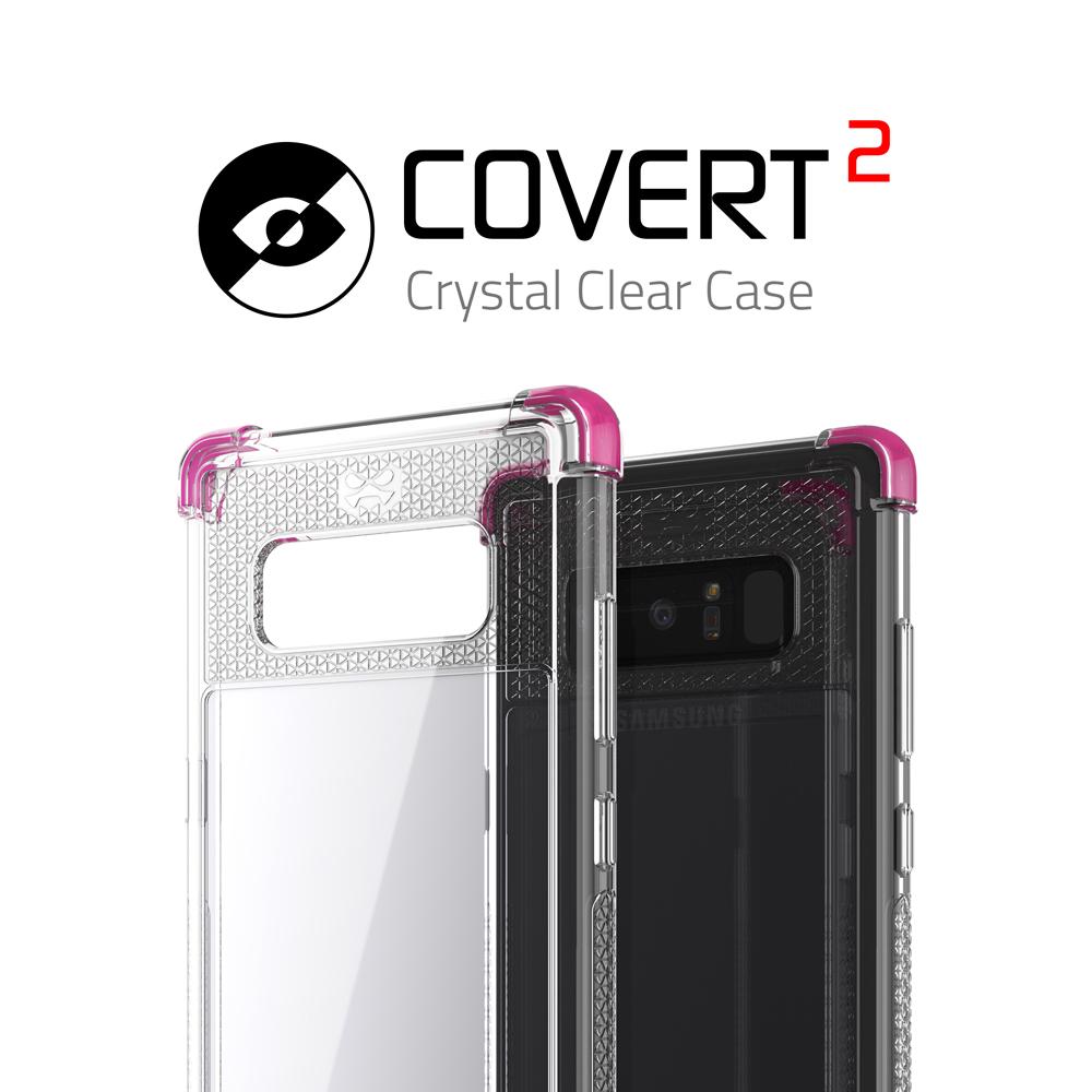 Galaxy Note 8 Case, Ghostek Covert 2 Series for Galaxy Note 8 Protective Case  [ PINK] (Color in image: Teal)