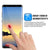 Galaxy Note 9 Clear Punkcase Glass SHIELD Tempered Glass Screen Protector 0.33mm Thick 9H Glass (Color in image: Silver)