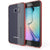 Galaxy S6 Case, Ghostek Cloak Series Red  Slim Premium Protective Hybrid Impact Glass Armor (Color in image: red)