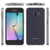 Galaxy S6 Case, Ghostek Cloak Series Silver  Slim Premium Protective Hybrid Impact Glass Armor (Color in image: gold)