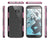 Galaxy S7 Case, Ghostek Cloak Series Pink  Slim Premium Protective Hybrid Impact Glass Armor (Color in image: red)