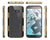 Galaxy S7 Case, Ghostek Cloak Series Gold  Slim Premium Protective Hybrid Impact Glass Armor (Color in image: silver)