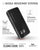 Galaxy S7 Case, Ghostek Cloak Series Black Slim Premium Protective Hybrid Impact Glass Armor (Color in image: red)
