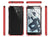 Galaxy S7 Case, Ghostek® Covert Red Series Premium Impact Cover | Lifetime Warranty Exchange (Color in image: Gold)