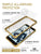 Galaxy S7 Case, Ghostek® Covert Gold Series Premium Impact Cover | Lifetime Warranty Exchange (Color in image: Clear)