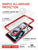 Galaxy S7 Case, Ghostek® Covert Red Series Premium Impact Cover | Lifetime Warranty Exchange (Color in image: Dark Grey)
