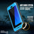 Galaxy S7 Edge Waterproof Case, Punkcase [Extreme Series] [Slim Fit] [IP68 Certified] [Shockproof] [Snowproof] [Dirproof] Armor Cover [Light Blue] 
