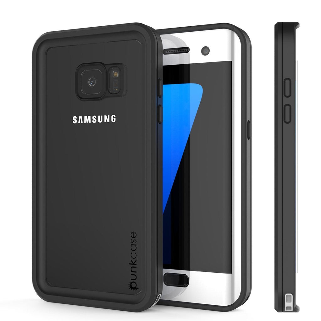 Galaxy S7 Edge Waterproof Case, Punkcase [Extreme Series] [Slim Fit] [IP68 Certified] [Shockproof] [Snowproof] [Dirproof] Armor Cover [White] (Color in image: White)
