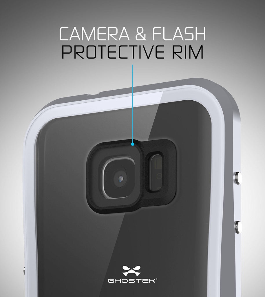 Galaxy S7 Waterproof Case, Ghostek Atomic 2.0 Silver Water/Shock/Dirt/Snow Proof | Lifetime Warranty (Color in image: Gold)