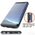 Galaxy S8 Plus Case, PUNKcase [SLOT Series] [Slim Fit] Dual-Layer Armor Cover w/Integrated Anti-Shock System, Credit Card Slot [Navy] (Color in image: Grey)
