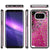 Galaxy S8 Case, Punkcase [Liquid Series] Protective Dual Layer Floating Glitter Cover + PunkShield Screen Protector for Samsung S8 [Pink] (Color in image: Teal)
