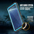 Galaxy S8 Waterproof Case, Punkcase [Extreme Series] [Slim Fit] [IP68 Certified] [Shockproof] [Snowproof] [Dirproof] Armor Cover [Light Blue] (Color in image: White)