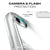 iPhone 7 Case, Ghostek Cloak 3 Series Case for iPhone 7 Case Clear Protective Case [Black] 