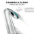 iPhone 8 Case, Ghostek Cloak 3 Series Case for iPhone 8 Case Clear Protective Case [Black] 