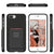 Ghostek Exec2 iPhone 7 Plus / 8 Plus Wallet Case Military Grade Standard Drop Tested | Black (Color in image: Pink)