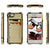 iPhone 8 Wallet Case, Ghostek Exec Gold Series | Slim Armor Hybrid Impact Bumper | TPU PU Leather Credit Card Slot Holder Sleeve Cover (Color in image: Brown)