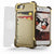 iPhone 8 Wallet Case, Ghostek Exec Gold Series | Slim Armor Hybrid Impact Bumper | TPU PU Leather Credit Card Slot Holder Sleeve Cover (Color in image: Gold)