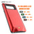 Galaxy Note 8 Battery Case, Punkcase 5000mAH Charger Case W/ Screen Protector | Integrated USB Port | IntelSwitch [Red] (Color in image: Gold)