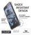 Google Pixel XL Case, Ghostek® Covert Clear, Premium Impact Protective Armor | Lifetime Warranty Exchange (Color in image: peach)