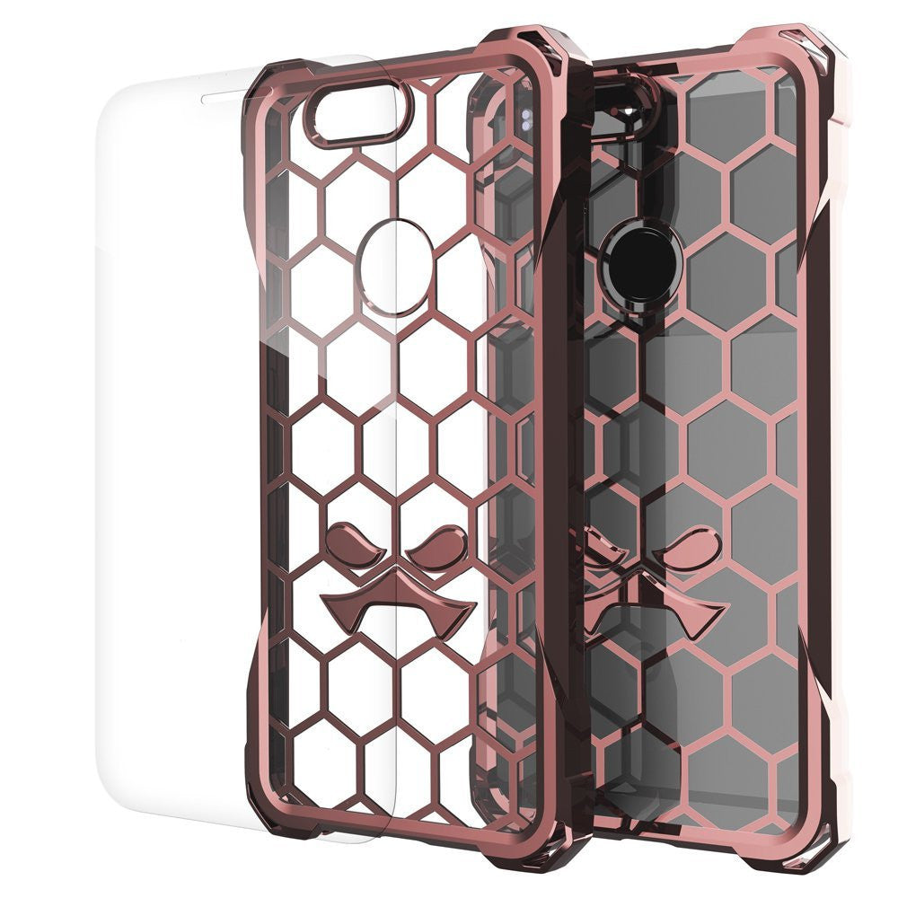 Google Pixel XL Case, Ghostek® Covert Peach, Premium Impact Protective Armor | Lifetime Warranty Exchange (Color in image: peach)