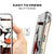 Google Pixel Case, Ghostek® Cloak 2.0 Red Series w/ Explosion-Proof Screen Protector | Aluminum Frame (Color in image: Silver)