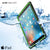 Punkcase iPad Pro 9.7 Case [CRYSTAL Series], Waterproof, Ultra-Thin Cover [Shockproof] [Dustproof] with Built-in Screen Protector [Light Green] (Color in image: Teal)