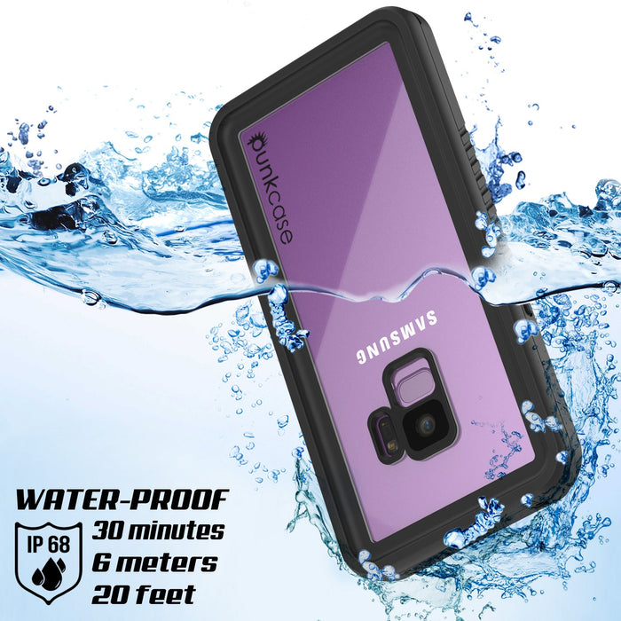 Galaxy S9 PLUS Waterproof Case, Punkcase [Extreme Series] [Slim Fit] [IP68 Certified] [Shockproof] [Snowproof] [Dirproof] Armor Cover W/ Built In Screen Protector for Samsung Galaxy S9+ [Red] (Color in image: Pink)
