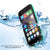 Apple iPhone 8 Waterproof Case, PUNKcase CRYSTAL 2.0 Teal W/ Attached Screen Protector  | Warranty (Color in image: White)