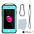 iPhone 8 Waterproof Case, Punkcase ALPINE Series, Teal | Heavy Duty Armor Cover (Color in image: red)