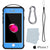 iPhone 8 Waterproof Case, Punkcase ALPINE Series, Light Blue | Heavy Duty Armor Cover (Color in image: purple)
