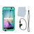 Galaxy S6 Waterproof Case PunkCase StudStar Teal Thin 6.6ft Underwater IP68 Shock/Dirt/Snow Proof (Color in image: light blue)