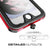 iPhone 7+ Plus Waterproof Case, Ghostek® Atomic 3.0 Red Series | Underwater | Touch-ID (Color in image: Gold)