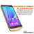 Galaxy Note 5 Battery Case, Punkcase 5000mAH Charger Case W/ Screen Protector | IntelSwitch [Gold] 