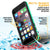 Apple iPhone 8 Waterproof Case, PUNKcase CRYSTAL 2.0 Teal W/ Attached Screen Protector  | Warranty (Color in image: Light Green)