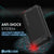 iPhone SE/5/5s Case, Punkcase® METALLIC Series BLACK w/ TEMPERED GLASS | Aluminum Frame (Color in image: Silver)