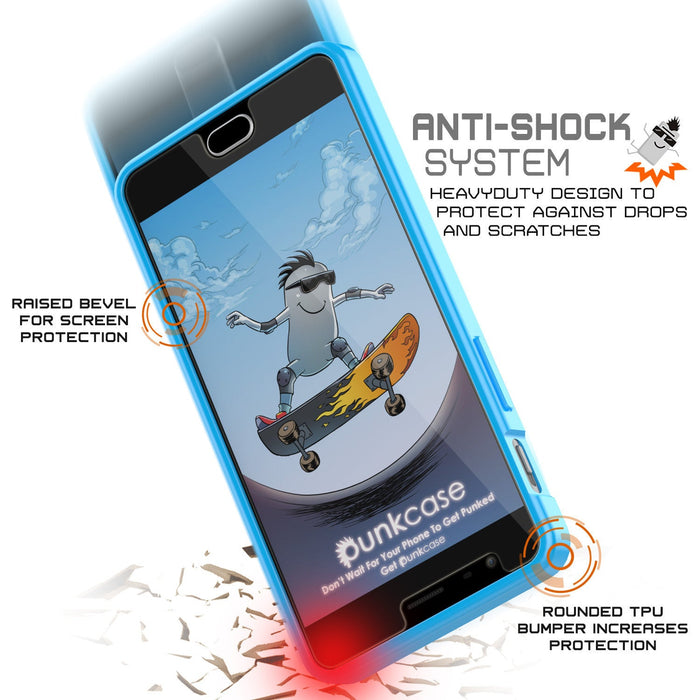 OnePlus 3 Case Punkcase® LUCID 2.0 Light Blue Series w/ SHIELD GLASS Lifetime Warranty Exchange (Color in image: teal)