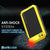 iPhone SE/5/5s Case, Punkcase® METALLIC Series NEON w/ TEMPERED GLASS | Aluminum Frame (Color in image: Red)