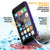 Apple iPhone 8 Waterproof Case, PUNKcase CRYSTAL 2.0 Purple W/ Attached Screen Protector  | Warranty (Color in image: Teal)