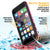 Apple iPhone 8 Waterproof Case, PUNKcase CRYSTAL 2.0 Pink W/ Attached Screen Protector  | Warranty (Color in image: Red)