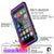 iPhone 6/6S Waterproof Case, PUNKcase CRYSTAL Purple W/ Attached Screen Protector  | Warranty (Color in image: pink)