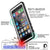 iPhone 6/6S Waterproof Case, PUNKcase CRYSTAL White W/ Attached Screen Protector  | Warranty (Color in image: light green)