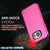 Galaxy s7 Case PunkCase Galactic Pink Series Slim Protective Armor Soft Cover Case w/ Tempered Glass (Color in image: silver)