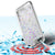 iPhone 8+ Plus Case, PunkCase LIQUID Silver Series, Protective Dual Layer Floating Glitter Cover (Color in image: green)
