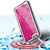 iPhone 7 Case, PunkCase LIQUID Pink Series, Protective Dual Layer Floating Glitter Cover (Color in image: teal)